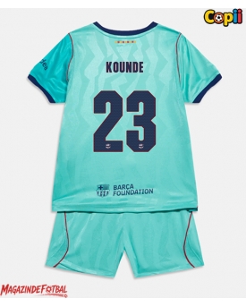 Barcelona Jules Kounde #23 Echipament de Fotbal Replică 2026-27 Copii Treilea (+ Șorturi)
